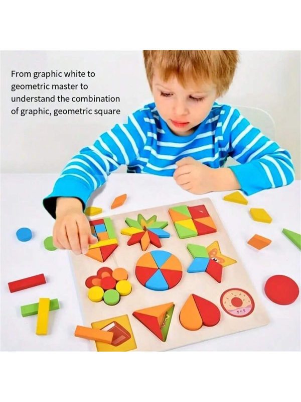 Tableau d'apprentissage de formes géométriques Montessori – Image 4