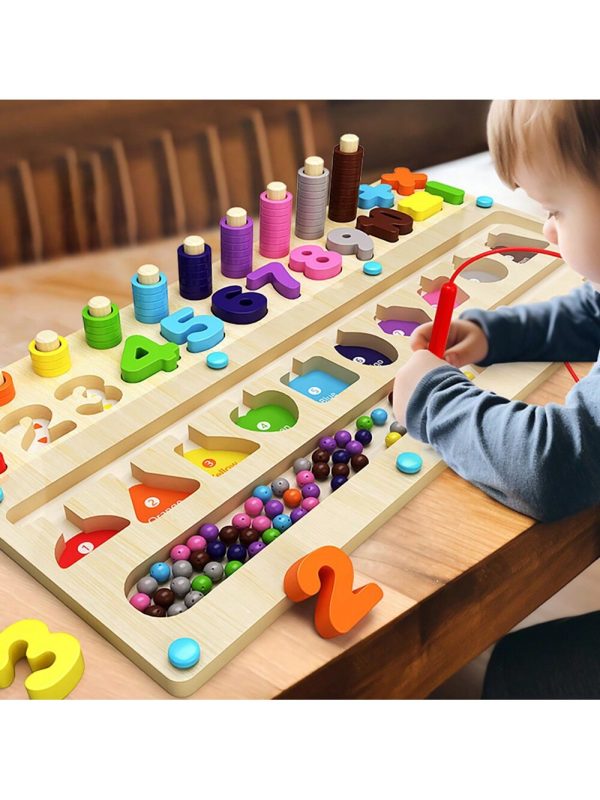 Labyrinthe magnétique en bois montessori