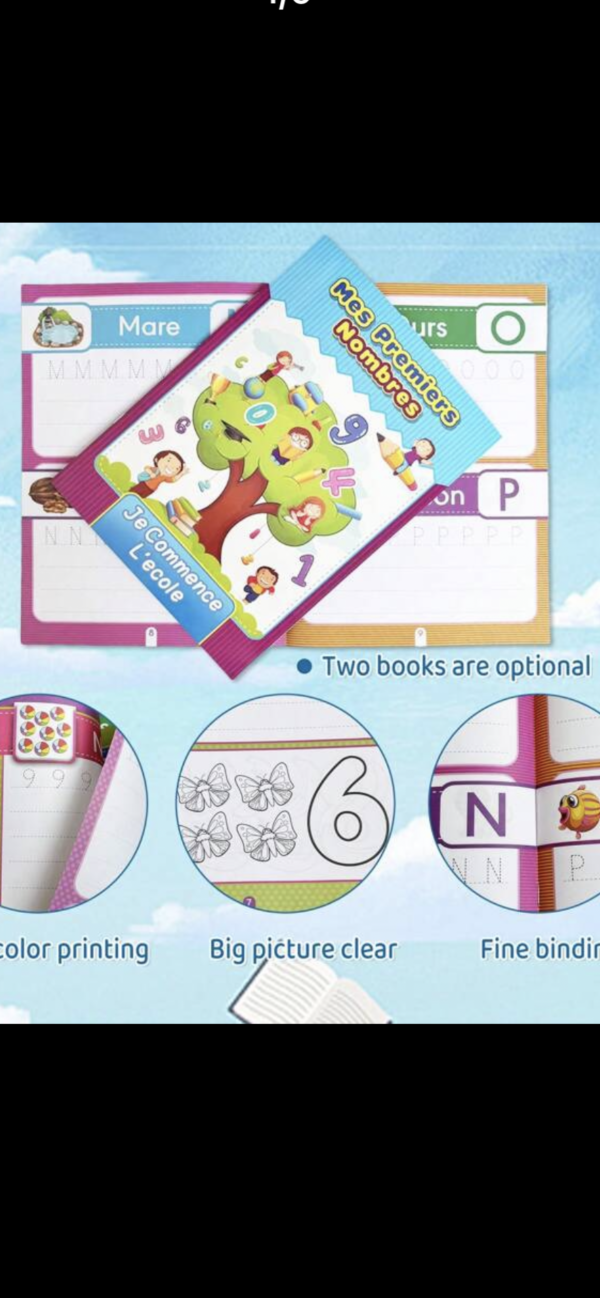 2 Livres d'apprentissage montessori en français – Image 3